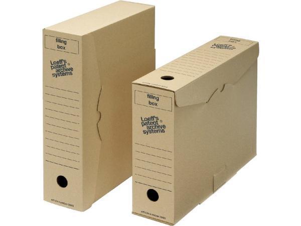 Veiling - Loeffs archiefdozen universeel Box A4, Huis en Inrichting, Kasten | Roldeurkasten en Archiefkasten