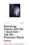 Samsung Galaxy S23 128Gb Phantom Black Nieuw 2Jaar garantie