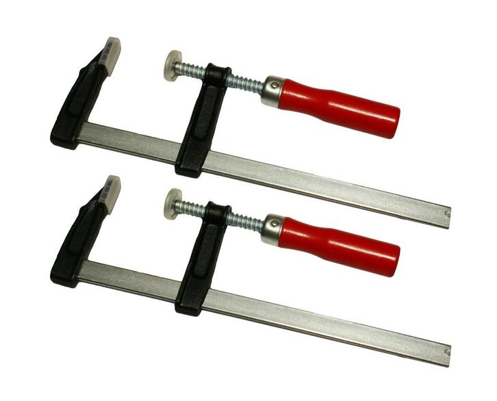 Set van 2 eenvoudige lijmklemmen (50x150 mm), Doe-het-zelf en Bouw, Gereedschap | Overige machines, Nieuw, Verzenden