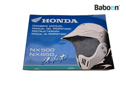 Instructie Boek Honda NX 500 Dominator 1989-1994 (NX500), Motoren, Onderdelen | Honda, Gebruikt, Verzenden