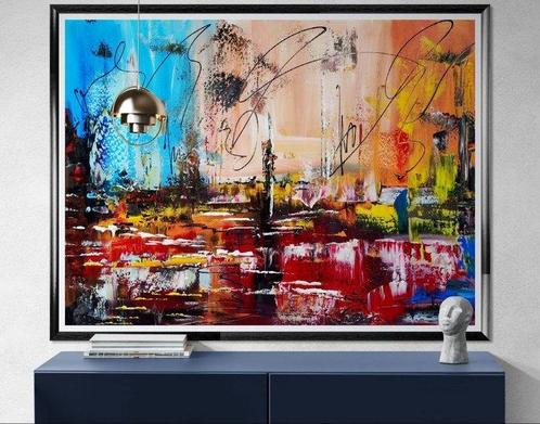 Luc Mora - Realite - XXL, Antiek en Kunst, Kunst | Schilderijen | Modern