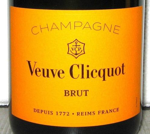 Veuve Clicquot, Carte Jaune - Champagne Brut - 4, Verzamelen, Wijnen