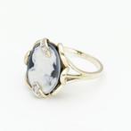 Ring - 14 karaat Geel goud Diamant (Natuurlijk) - Camee