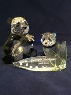 Beeldje - Swarovski - Jaarstuk 2008 - Pandas - 900918 - met