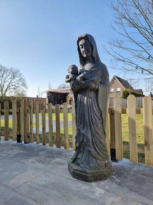 Beeld, 150cm - Mary with Child - 150 cm - gegoten steen, Antiek en Kunst, Curiosa en Brocante