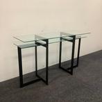 cees Dam wandtafel, (hxbxd) 80x140x40 cm, Zwart - glas, Huis en Inrichting, Gebruikt