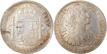 8 Reales Mexico 1797 Mo-fm vz/stgl a unc beschikbaar voor biedingen
