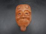 Masque Nô - Bois - Sculpture en bois naturel, Oki (Sans Prix, Antiek en Kunst