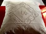 Dit is een zeldzame, late 19e-eeuwse kussenhoes van linnen, Antiek en Kunst, Antiek | Meubels | Stoelen en Sofa's