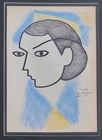 Siep Van Den Berg (1913-1998) - Portret van een vrouw  in, Antiek en Kunst, Kunst | Schilderijen | Modern
