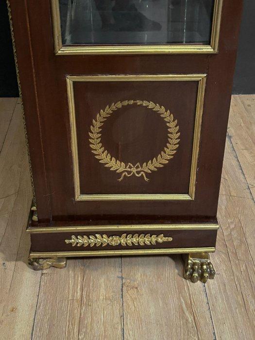 Vitrinekast - Hout, Marmer, Brons, Glas, Antiek en Kunst, Antiek | Overige Antiek