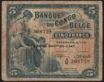 Belgisch-Congo. - 5 Francs 1947 - Sixieme emission - Pick, Postzegels en Munten, Munten | Nederland