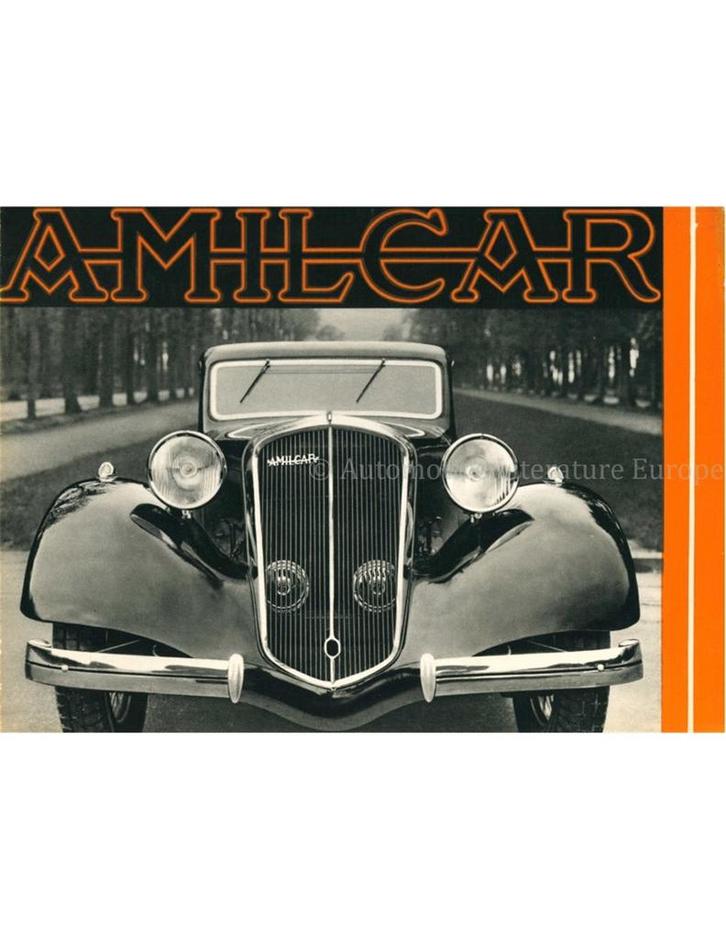 1935 AMILCAR PEGASE BROCHURE FRENCH, Boeken, Auto's | Folders en Tijdschriften