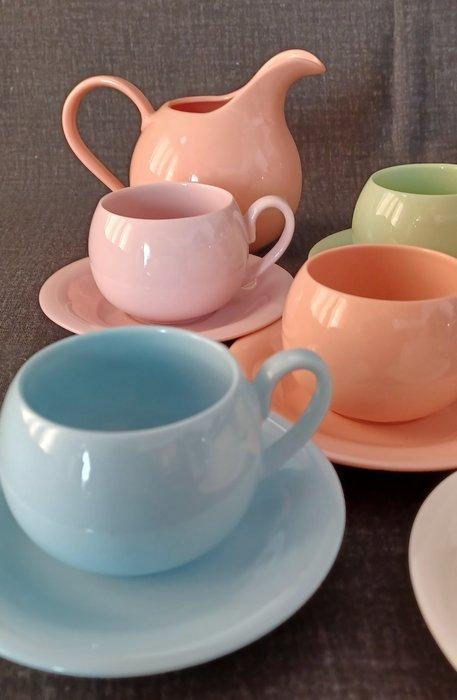 Pagnossin - Richard Ginori - Koffieservies (20) - Keramiek -, Antiquités & Art, Antiquités | Meubles | Tables