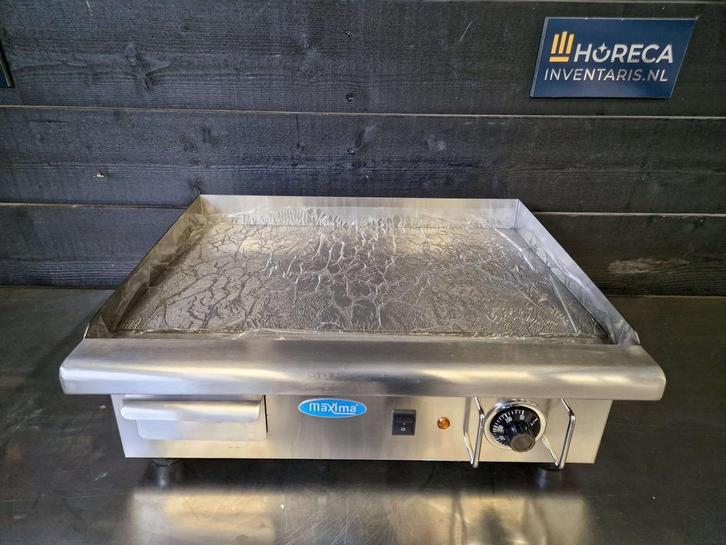Grillplaat | Glad | 65 cm | incl. Opvangbak | 230V, Zakelijke goederen, Horeca | Keukenapparatuur, Gebruikt, Fornuis, Frituur en Grillen