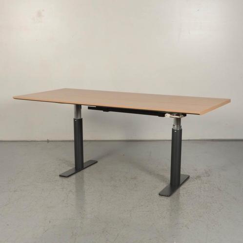 Slingerbureau Solidesk - Eiken blad - 180 x 80 cm, Huis en Inrichting, Bureaus, Gebruikt, Ophalen of Verzenden