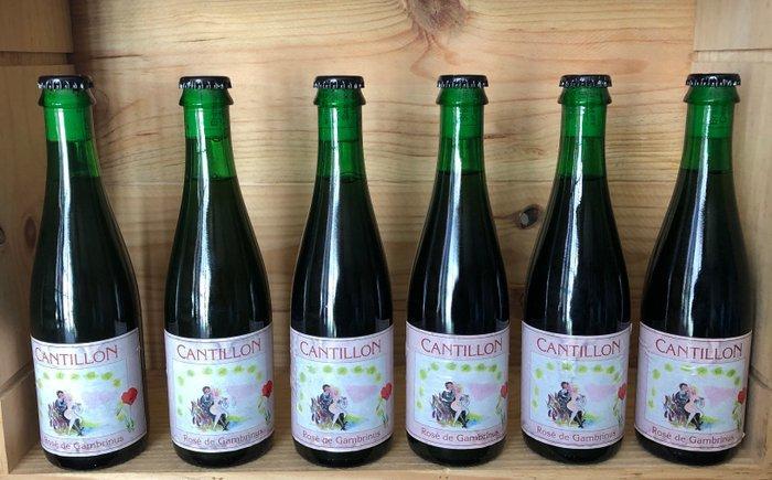 Cantillon - Rosé de Gambrinus 2015 & 2016 - 37,5cl - 6, Verzamelen, Wijnen