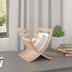 vidaXL Tijdschriftenrek vloermodel hout naturel, Huis en Inrichting, Verzenden, Nieuw
