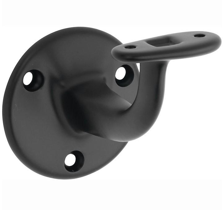 Leuninghouder Elegant hol opschroevend mat zwart, Doe-het-zelf en Bouw, Overige Doe-Het-Zelf en Bouw, Nieuw