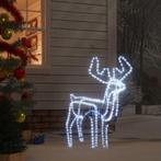 vidaXL Kerstfiguur rendier met bewegende kop koudwit, Diversen, Verzenden, Nieuw