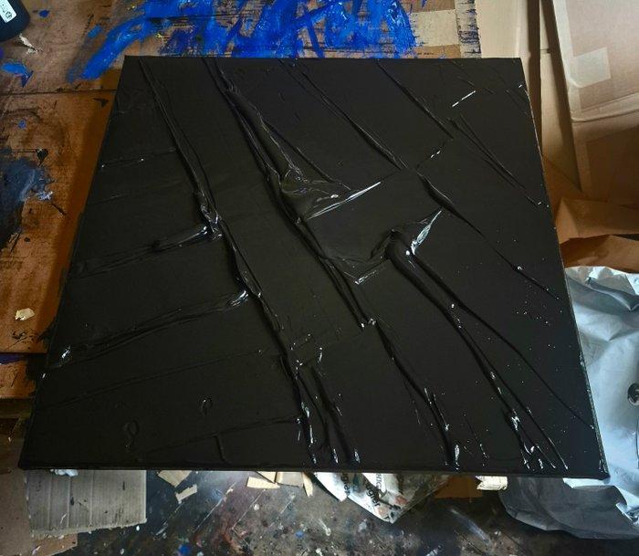 Bruno Cantais - Hommage à Soulages, Antiek en Kunst, Kunst | Schilderijen | Modern