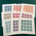 Autriche 1933 - Reproductions Mercur : les 9 couleurs en, Postzegels en Munten, Gestempeld