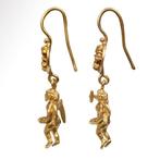 Oud-Romeins Goud Oorbellen met Cupido (Eros)