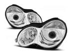 Chrome koplampen geschikt voor Mercedes W203 C-klasse, Auto-onderdelen, Verzenden, Nieuw, Mercedes-Benz