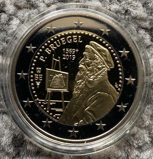 België. 2 Euro 2019 Pieter Bruegel Proof (Zonder, Postzegels en Munten, Munten | Europa | Euromunten