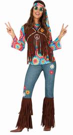 Hippie Kostuum Gekleurd, Kleding | Dames, Verzenden, Nieuw