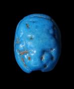 Oud-Egyptisch - Scarabee-amulet in turquoise glazuur - Nieuw