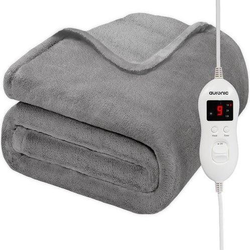 Tweedekans | Auronic Elektrische Deken - Warmtedeken - 9, Huis en Inrichting, Woonaccessoires | Plaids en Woondekens, Ophalen of Verzenden