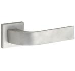 Deurklink op geveerd rozet Trinity mat nikkel ongelakt, Nieuw, Overige materialen, Klink of Kruk