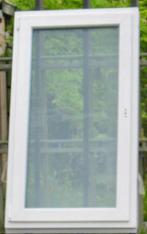 pvc raam , chassis , venster 83 x 148 wit 3 dubbel glas, Doe-het-zelf en Bouw, 75 tot 150 cm, Kunststof, Raamkozijn, Nieuw