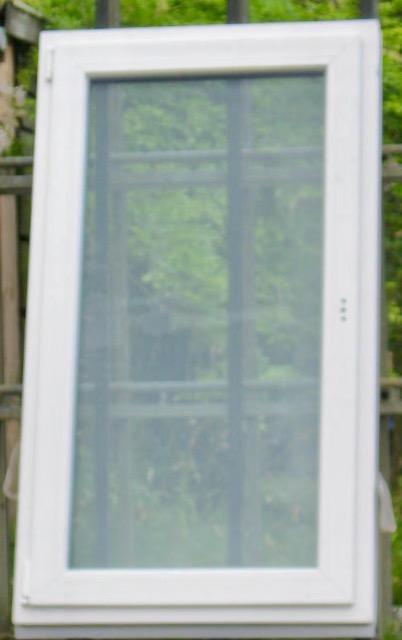 pvc raam , chassis , venster 83 x 148 wit 3 dubbel glas, Doe-het-zelf en Bouw, Raamkozijnen en Schuifdeuren, Inclusief glas, Nieuw