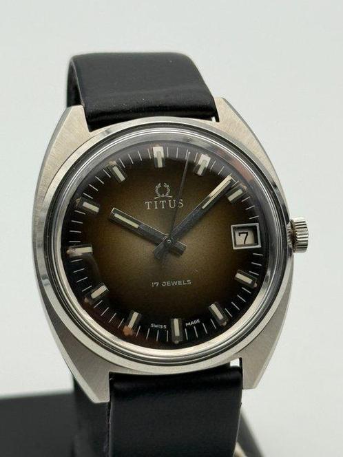 solvil et titus - brown waterproof NOS - Zonder Minimumprijs, Handtassen en Accessoires, Horloges | Heren