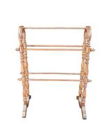 Antiker Handtuchhalter – Buchenholz – Jugendstil - Standaard