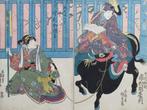 Scene from the kabuki play Taihei irifune shinozuka