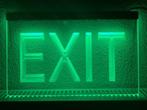Exit uitgang neon bord lamp LED verlichting reclame lichtbak, Maison & Meubles, Verzenden