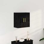 vidaXL Wandkast Zwart Eiken 60x31x70 cm Geengineerd Hout, Huis en Inrichting, Verzenden, Nieuw