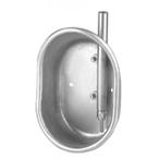 Drinkbak rvs voor varkens gelten, 19 x 27 x 11 cm - kerbl, Zakelijke goederen