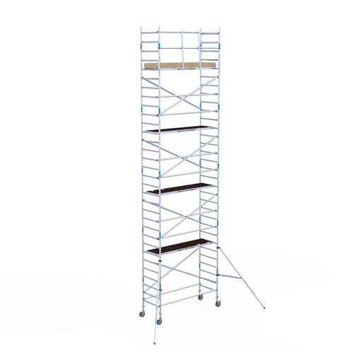 ALX rolsteiger 90 x 10,2m WH met voorloopleuning, Doe-het-zelf en Bouw, Steigers, Rolsteiger of Kamersteiger, Nieuw, 5 meter of hoger