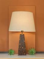 Lampe - Vintage - Style Bohême Chic - Laiton, Noix de Coco