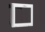 PVC kiep b80xh60 cm Wit, Doe-het-zelf en Bouw, Glas en Ramen, Gevelraam of Ruit, Minder dan 80 cm, Minder dan 80 cm, Nieuw