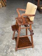 Kruk - Hout, Plastic - Antieke hoge stoel., Antiek en Kunst