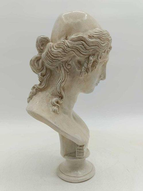 sculptuur, Busto di Elena di Troia - 31 cm - marmerstof, Antiek en Kunst, Curiosa en Brocante