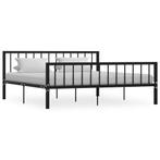 vidaXL Bedframe metaal zwart 180x200 cm, Verzenden, Nieuw