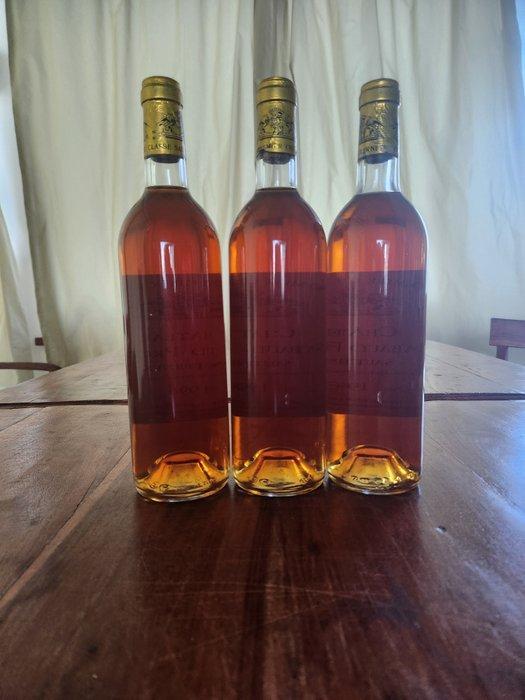 1996 Chateau Rabaud-Promis - Sauternes - 3 Flessen (0.75, Verzamelen, Wijnen