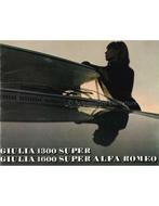1971 ALFA ROMEO GIULIA 1300 & 1600 SUPER BROCHURE