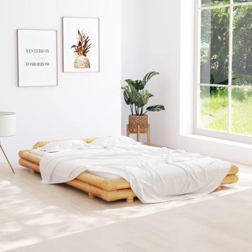 vidaXL Bedframe bamboe 140x200 cm, Huis en Inrichting, Slaapkamer | Bedden, Verzenden, Nieuw